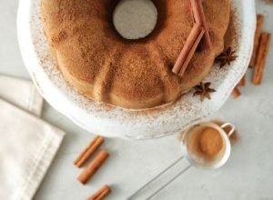 Receita de Bolo de Milho com Canela